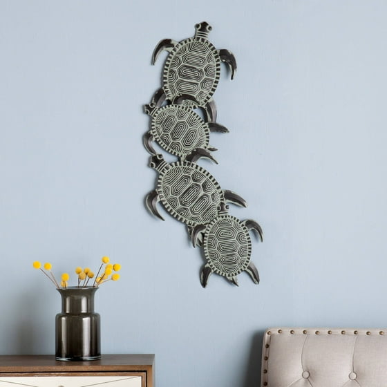 Southern Enterprises Metal  Turtle Wall Art  Walmart  com