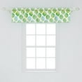 thumbnail image 2 of Ambesonne Watercolor Valance Pack of 2, Graphical Shapes Print, 54"X12", Fern Green Blue, 2 of 2