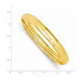 thumbnail image 3 of 14k 5/16 Oversize High Polished Hinged Bangle Bracelet, 3 of 3