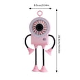 thumbnail image 4 of Retro Desktop Fan With 136° Oscillating Head 4 Speed Settings USB Rechargeable Battery Metal Body Quiet Operation for Bedroom Home Office Kitchen, 4 of 10