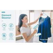 Reemix Steamer for Clothes, Folding Handheld Design Garment Wrinkles Remover, 20g/min Strong Penetrating Steam, 25-Sec Fast Heat-up, for Home, Office and Travel