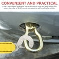 thumbnail image 2 of Car Tow Rope Pulling Strap for Short Tie down Straps Nylon Cord Truck Ratchet Fluorescence, 2 of 6