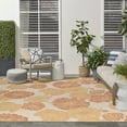 thumbnail image 4 of Nourison Garden Oasis Indoor/Outdoor Coral 8' x 10' Area Rug (8x10), 4 of 9