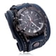 thumbnail image 2 of Reloj steampunk para hombre • Movimiento vintage de cuarzo • Correa de cuero de vaca cosida a mano • Cara marrón • Resistente al agua, 2 of 2
