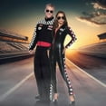 thumbnail image 4 of UNDERWRAPS Women's Sexy Race Car Driver - Cosplay Costume, Adult Halloween Jumpsuit, Black Role Play Outfit, Couples Costumes, Race Car Party, 4 of 7