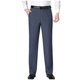 thumbnail image 1 of Pantalones largos para hombre, color liso, con cremallera, botones, pierna recta, pierna ancha, pantalones de traje casuales, pantalones de poliéster para hombre, 1 of 3