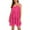 Hot Pink, variant on BLTIBY 2025 Women Sequin Dress Solid Color Sparkly Glitter Spaghetti Strap Sleeveless Short Fashion Party Night Out Club Cake Dress Purple S
