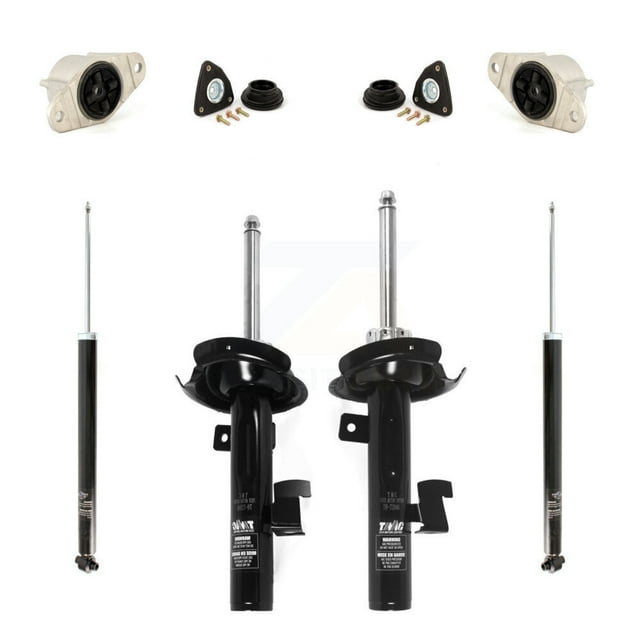 Transit Auto Front suspension Strut Rear Shock absorber & Hardware Kit (8Pc) for Car 2012-2015 Mazda 5 - Left Right Side (Driver Passenger) KSH-100536