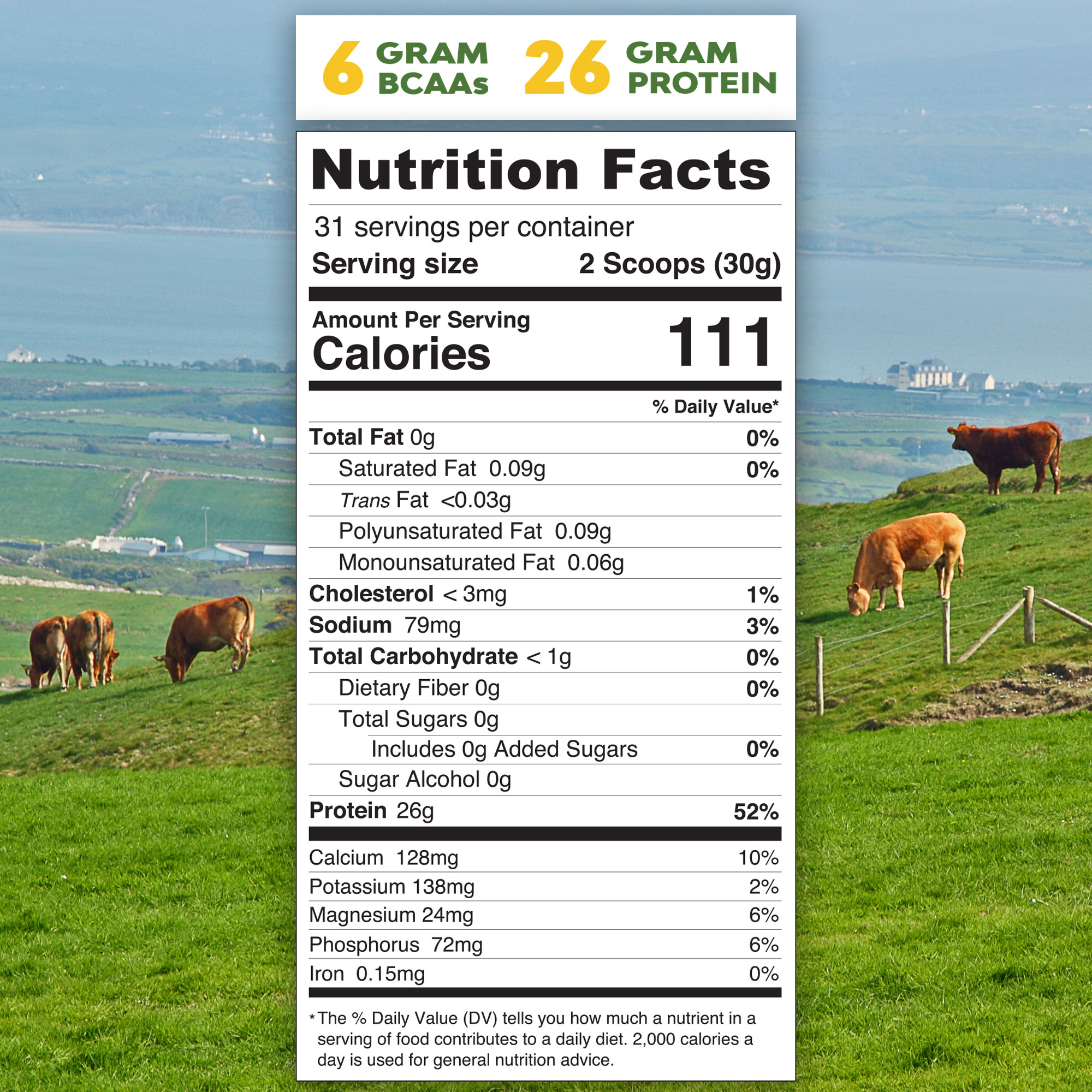 MariGold Grass-Fed Whey Isolate Protein Powder Unflavored 2LB - Cold Processed, Undenatured, Non-GMO, rBGH Free