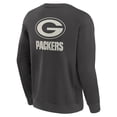 thumbnail image 3 of Men's Fanatics Charcoal Green Bay Packers Elements Future Ground Lettering Pullover Sweatshirt, 3 of 3
