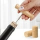 thumbnail image 3 of Sacacorchos de acero inoxidable para vino, con llave y forma de T, sacacorchos manual portátil para botellas de vino en casa, fácil de atornillar y sacar el corcho, 3 of 4