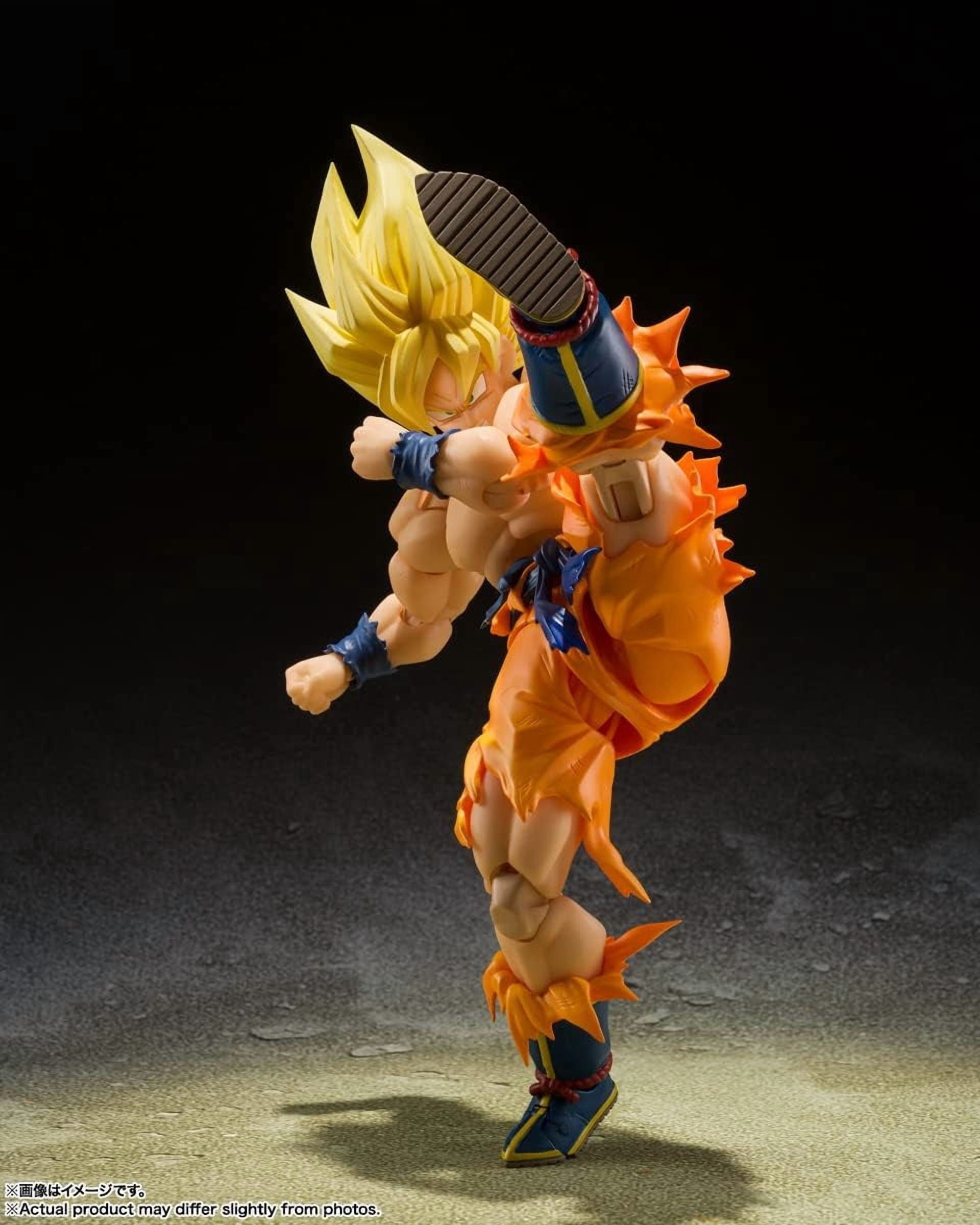 Bandai Spirits Dragon Ball Z S.H.Figuarts Son Goku: Legendary Super Saiyan Action Figure (6")