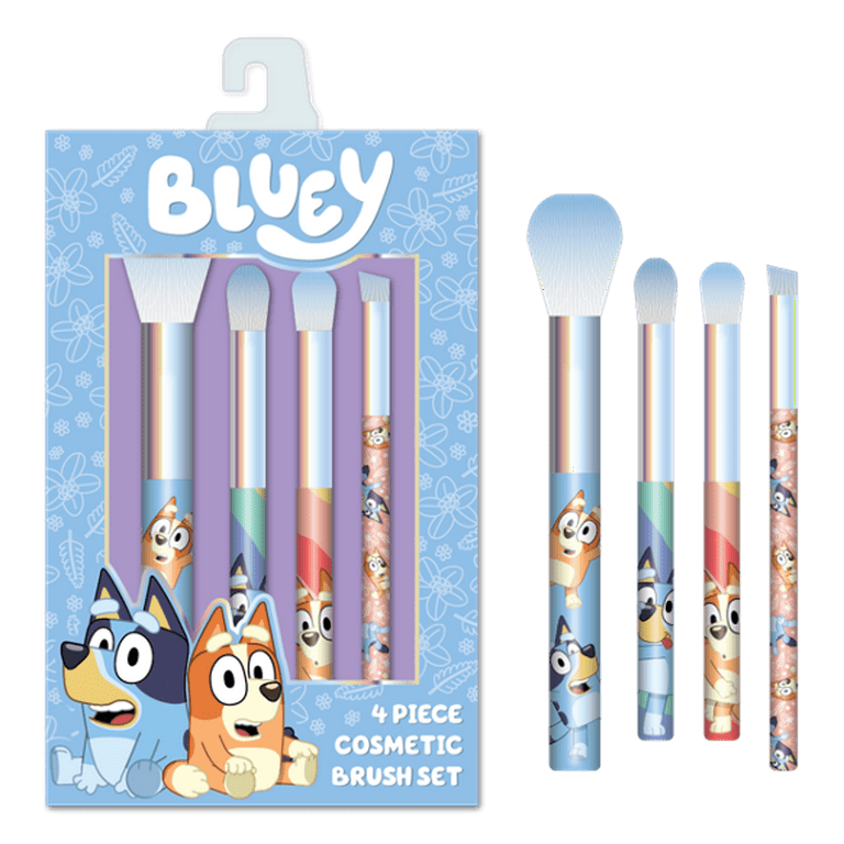アイケア Bluey Bluey 4 Piece Cosmetic Brush Set - Walmart.com