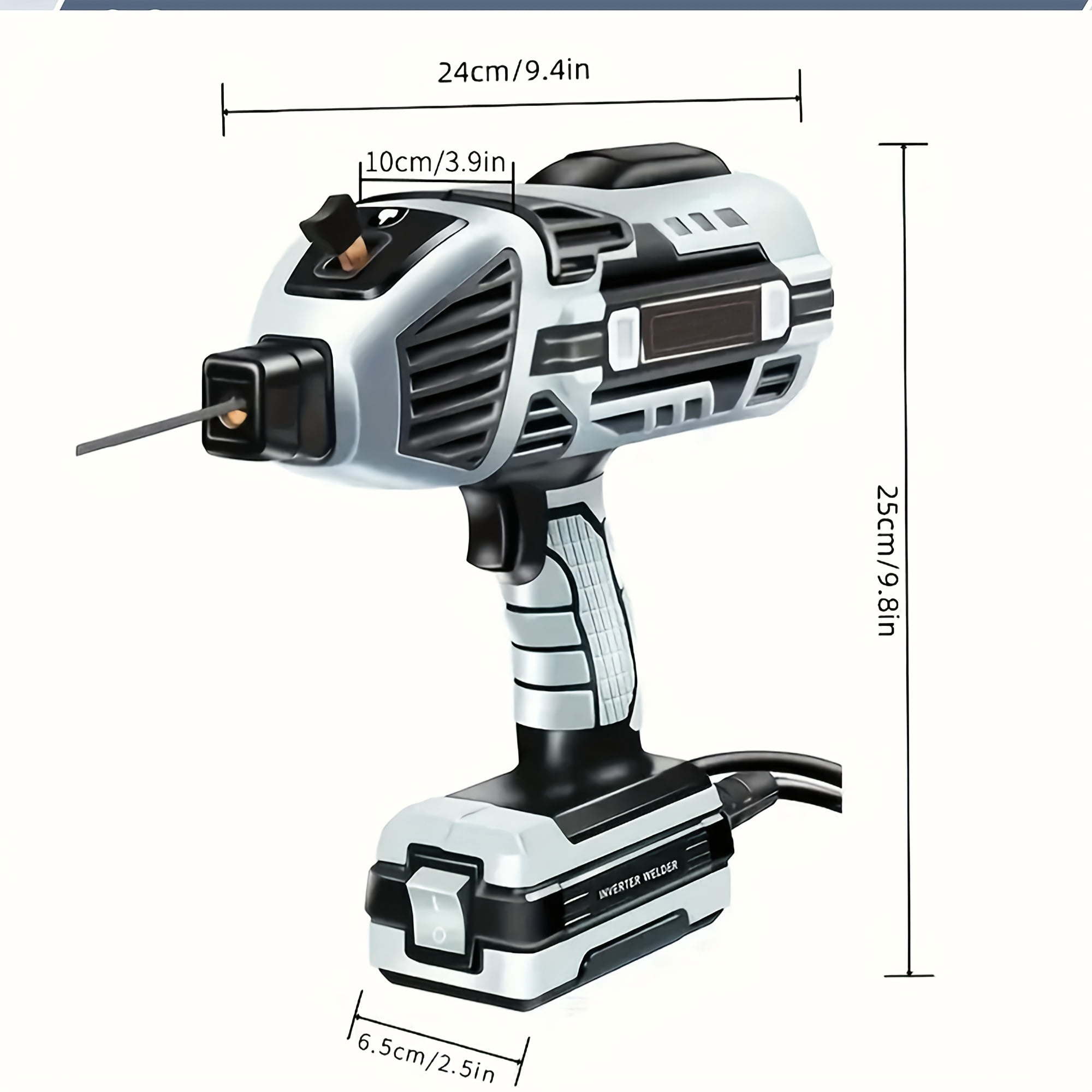 TKDMR 110V 130A  Handheld Portable Welding Machine , IGBT Inverter, Ergonomic Design