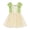 D# Green Princess, variant on HWJAD 1 Piece Princess Dress for Toddler Girls Puff Short Sleeve Birthday Party Dresses for 2-7Y Kids Girl