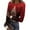 Z026-Red, variant on Christmas Graphic T-Shirt for Women Long Sleeve - Soft Slim Fit Crewneck Top, Cute Holiday Print Casual Tee