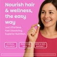 thumbnail image 4 of (2 pack) EZ Melts Women's Multi + Hair Growth - Daily Multivitamin for Women - Supports Healthy Energy Levels & Reduced Hair Shedding - Non-GMO & Vegan - Peach - 60 Dissolvable Tablets (30 Servings), 4 of 10