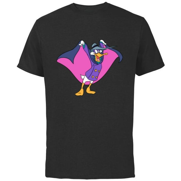 Disney Darkwing Duck - Short Sleeve Cotton T-Shirt for Adults -Customized-Yellow