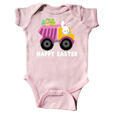 

Inktastic Happy Easter Bunny Delivering Easter Eggs Gift Baby Boy or Baby Girl Bodysuit