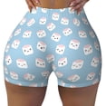thumbnail image 2 of Picia Cartoon Sushi Printed Workout Shorts for Women Seamless Scrunch Butt Lifting High Waisted Yoga Gym Booty Running Moisture-wicking Short Pants-Medium, 2 of 9