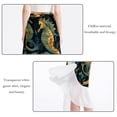 thumbnail image 2 of Sea Horse Chiffon Summer Dress with Polyester Straps - Women's Beach Dresses, 2 of 6