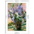 thumbnail image 5 of Art.com Flowers in the Window Art Print by Mary Cassatt, White Frame Wall Art, 21" x 29", 5 of 5