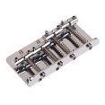 thumbnail image 2 of HonHaione Chrome Vintage Style Bridge For Fender Jazz Bass Guitar 4-String with 4 Scr, 2 of 8