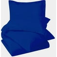 thumbnail image 4 of 100% Egyptian Cotton 3 Pcs Duvet Set Solid (Egyptian/Royal Blue,OverSize King), 4 of 6