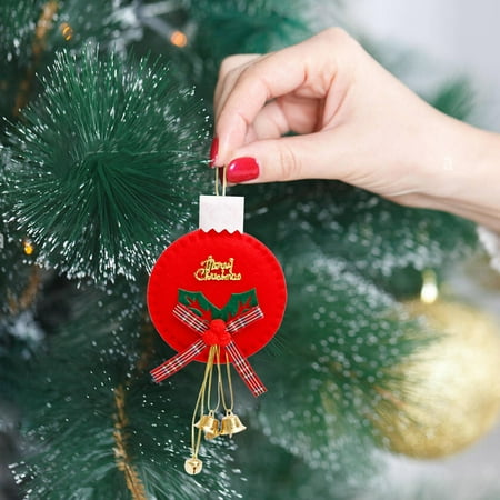 

Christmas Tree with Ornaments Bead Chandelier Decor Christmas Hanging Decorations Foil Garland Christmas Tree Ornaments Ornaments Christmas Plush Ornaments Non Woven Bells Ornaments Suitable For