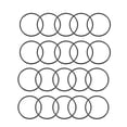thumbnail image 1 of 20 Piezas de Sellos de Aceite de Goma Negra Filtros O Anillos Arandelas 32 x 29 x 1.5mm, 1 of 5