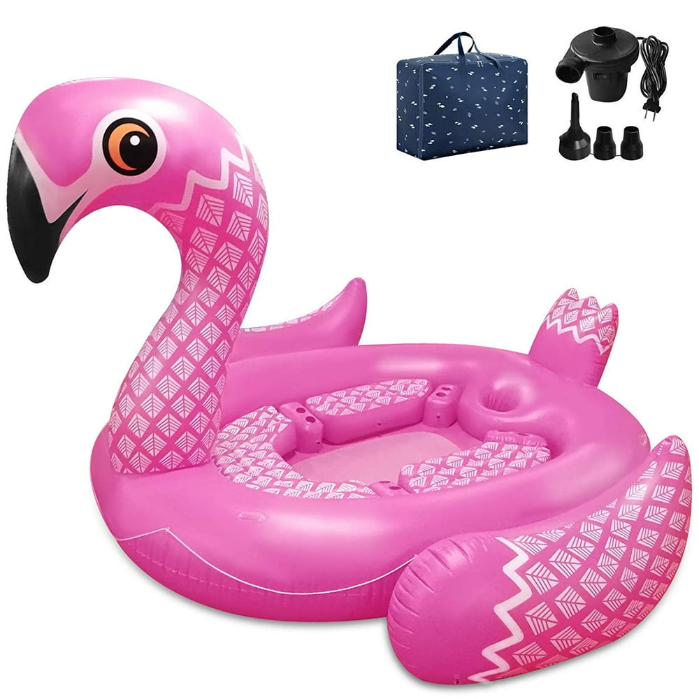 VEVOR Inflatable Flamingo PVC Giant Flamingo Pool Float