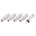 thumbnail image 1 of 5 Pcs F Type Female Jack to RCA Male Straight Coax Cable Adapter Connector, 1 of 1