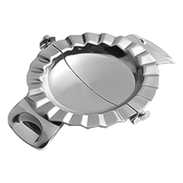 AURARMLET Herramienta Para Doblar Masa En Acero Para Dumplings Empanadas Y Ravioli Resistente Y Práctica