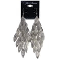 thumbnail image 2 of Textured Chandelier-Earrings Silver-Tone Color  #LQE3964, 2 of 2
