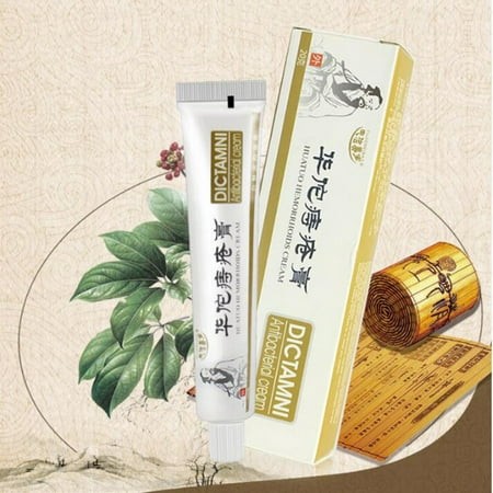 4 Packs 20g Chinese Medicine HuaTuo Herbal Hemorrhoids Cream, Powerful Hemorrhoids Ointment, Prolapse Hemorrhoids Medication, Musk Anal Fissure Antibacterial