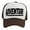 White/Brown, variant on Men's Adventure Hat Outdoor Trucker Cap, White/Royal