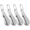 thumbnail image 2 of 4pcs Stainless Steel Shoehorn Keychains Portable Shoe Horn Senior Shoe Horn Boot Shoehorn, 2 of 7