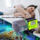 thumbnail image 2 of Alimentador automático de peces de acuario, alimentador eléctrico automático a prueba de humedad, alimentador de peces de acuario, dispensador de alimentos para vacaciones y fines de semana, 2 of 5