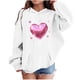 thumbnail image 2 of Sudadera con capucha para niños, cuello redondo, manga larga, ropa de abrigo para niños de talla mediana y grande, jersey, blusa de poliéster para niños, 2 of 5