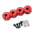 thumbnail image 1 of tssuouriy Adaptateur d'Entraînement de Moyeu de Roue RC Robuste pour Voiture SCX10 CC01 1/10 RC 8mm Rouge 1Set, 1 of 6