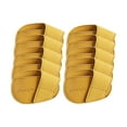 thumbnail image 1 of jinwen Golf Iron Couvre Ensemble PU Cuir Protection Tête de Golf Léger Couvre pour Jaune Petit, 1 of 9