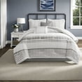 thumbnail image 3 of Oversized Cotton Jacquard Bedding Set 6Piece Queen Farmhouse Style, 3 of 10