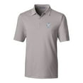 thumbnail image 2 of Men's Cutter & Buck Gray Houston Oilers Throwback Logo Big & Tall Forge Pencil Stripe Stretch Polo, 2 of 3