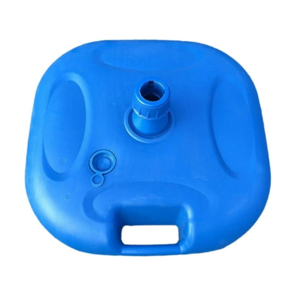 Base para sombrilla de patio, soporte para sombrilla, para casa, balcón, patio, rellenable, con agua y arena, para patio, porche, patio trasero, Azul