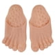 thumbnail image 3 of Pantuflas divertidas para pies descalzos 1 par de pantuflas realistas de pies grandes cubiertas para zapatos juguetes de rol de Halloween fiesta de baile maquillaje ANGGREK Otros, 3 of 8