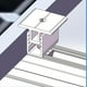 thumbnail image 4 of 10 Piezas Kit de Abrazadera Lateral de Soporte de Montaje de Panel Solar Abrazadera de Fijación Ajustable de 30/35/40/45 mm Soporte de Montaje de Panel Solar, 4 of 5