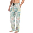 thumbnail image 5 of Watercolor Wildflowers Ghost Pajama Pants, Men's Lounge Pants Light with Drawstring and Pockets, Christmas New Year Birthday Father's Day Gifts, XX-Large, 5 of 7