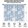 thumbnail image 2 of Blackout Kids Curtains,Blue Pioneer Flower Childrens Insulated Curtains Set Of 2,Bedroom Essentials,Toddler Room Decor 52x84in(132x213cm), 2 of 4