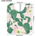 thumbnail image 4 of GZHJMY Cactus and Pink Flowers Bath Mat for Bathroom Rugs Rectangle Carpet for Shower, Fluffy Absorbent & Machine Washable, 16x24 Inch Carpet Runner, 4 of 5