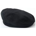 thumbnail image 1 of Sombrero Retro para Mujer y niña, Sombrero de Viaje al Aire Libre Elegante y Elegante de Color Puro para Citas, Compras, Negro, 1 of 5